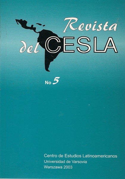 					View No. 5 (2003): Revista del CESLA
				
