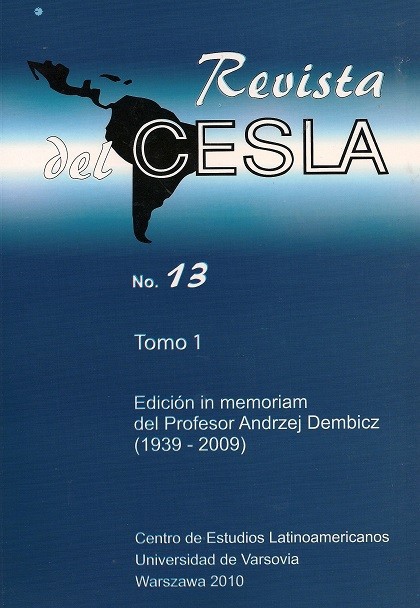 					View Vol. 1 No. 13 (2010): Revista del CESLA
				
